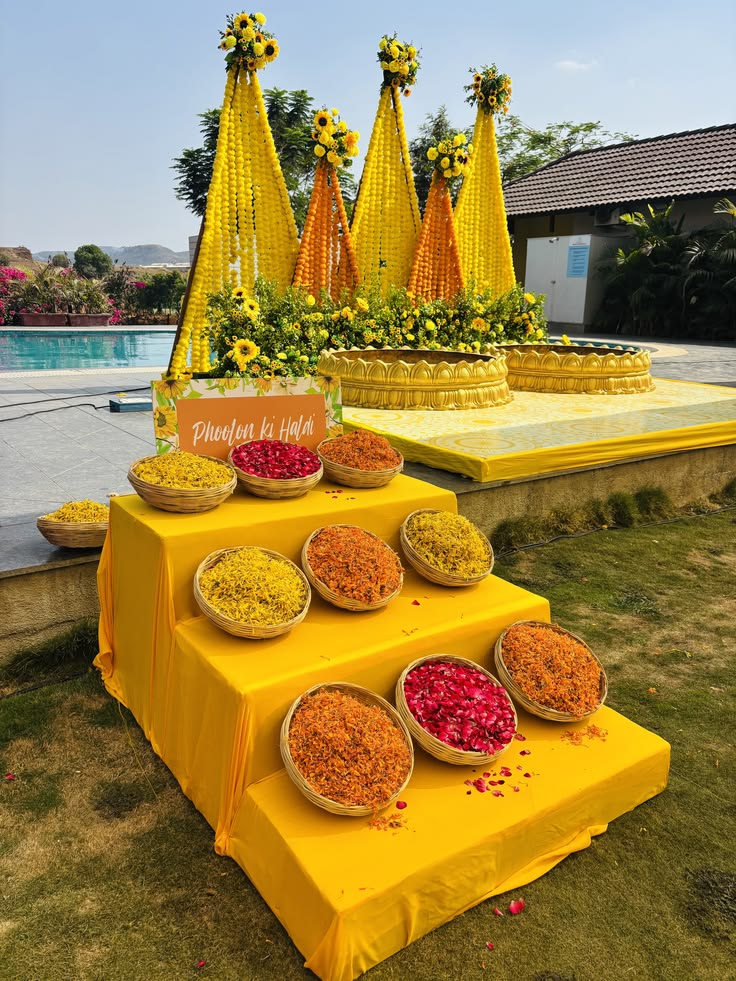 Haldi Paste & Turmeric Display